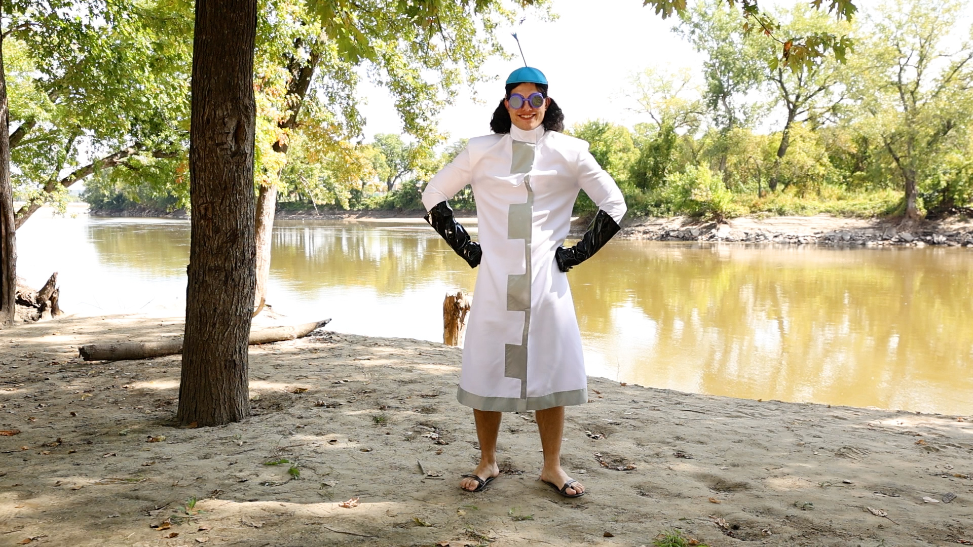 FUN94878AD Adult Disney Kronk Lab Coat Costume